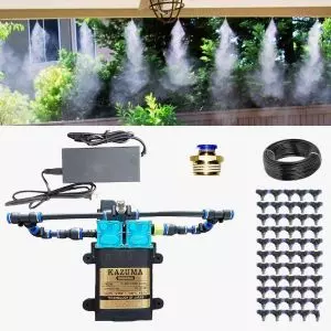 Bộ Máy Phun Sương 55 Béc Inox ngắn | Bơm Mini